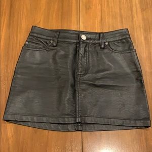 BDG Urban Outfitters vegan leather skirt